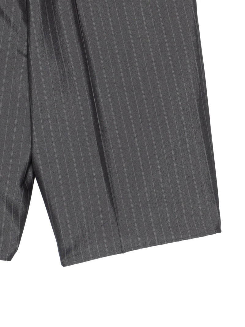 MAGLIANO Magliano Pinstripe Buckled-tabs Shorts outlook
