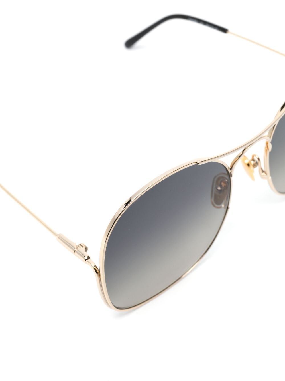 logo-engraved oversized-frame sunglasses - 3