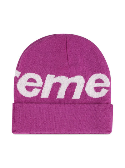 Supreme big logo beanie outlook