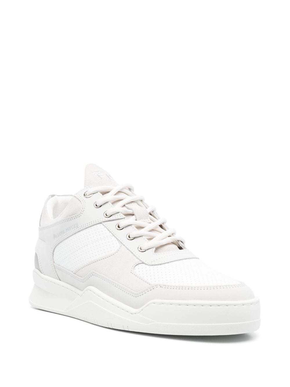 panelled low-top sneakers - 2