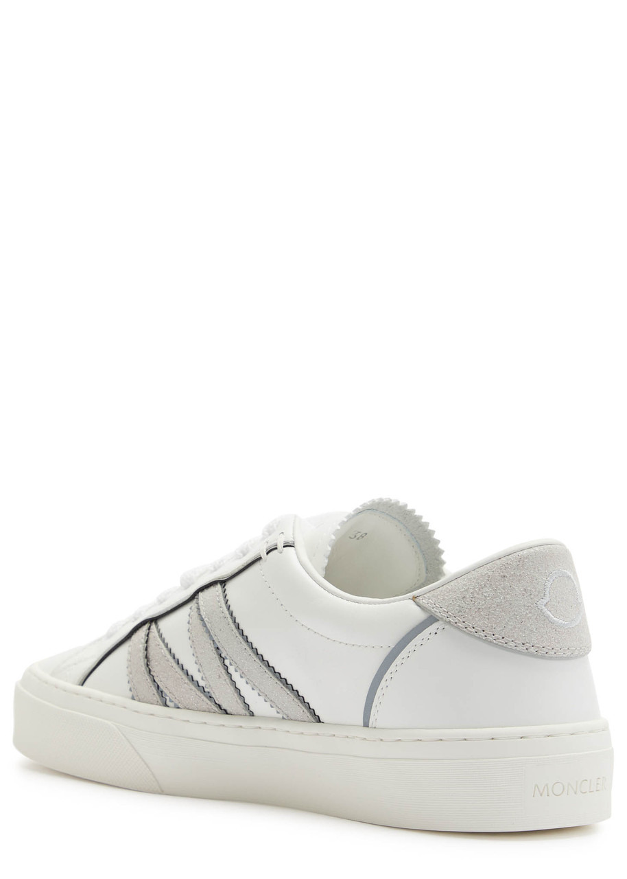 Moncler Monaco 2 Panelled Leather Sneakers - 2