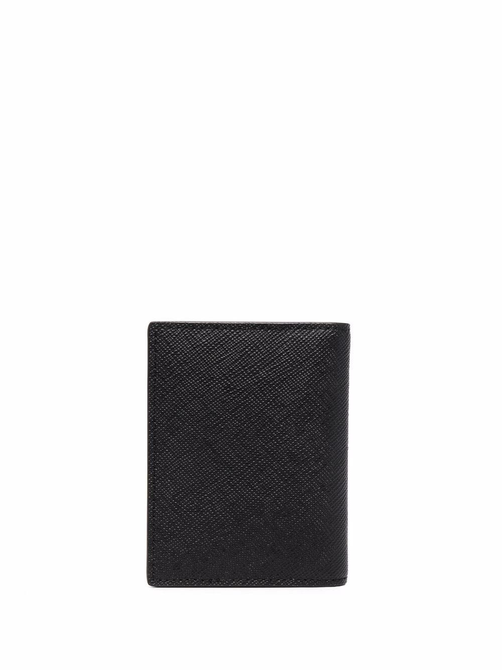 textured bi-fold wallet - 2