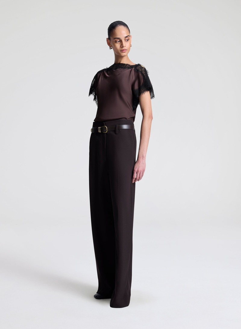 Luna Satin and Lace Top 5