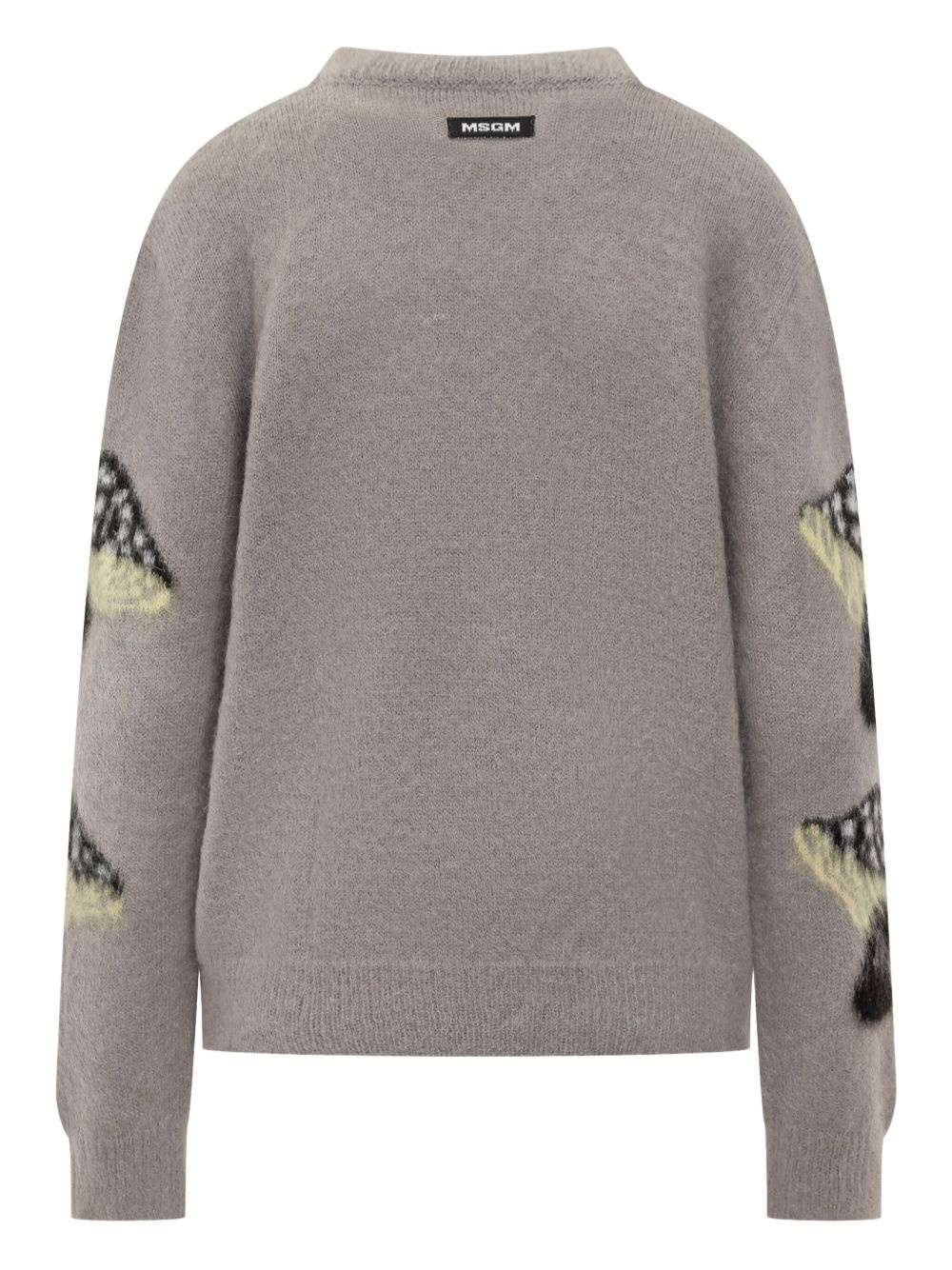 mushroom-intarsia sweater - 2