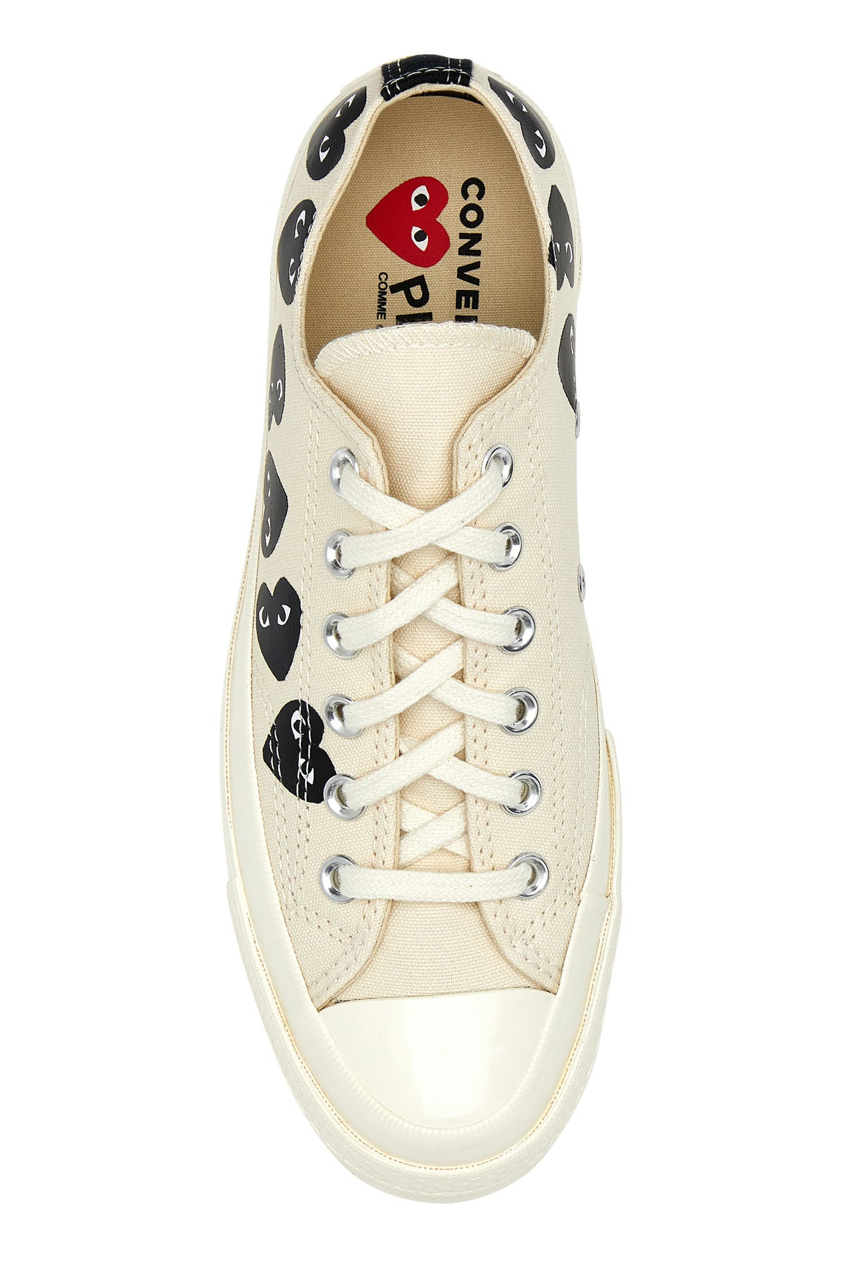 Ivory canvas sneakers - 4