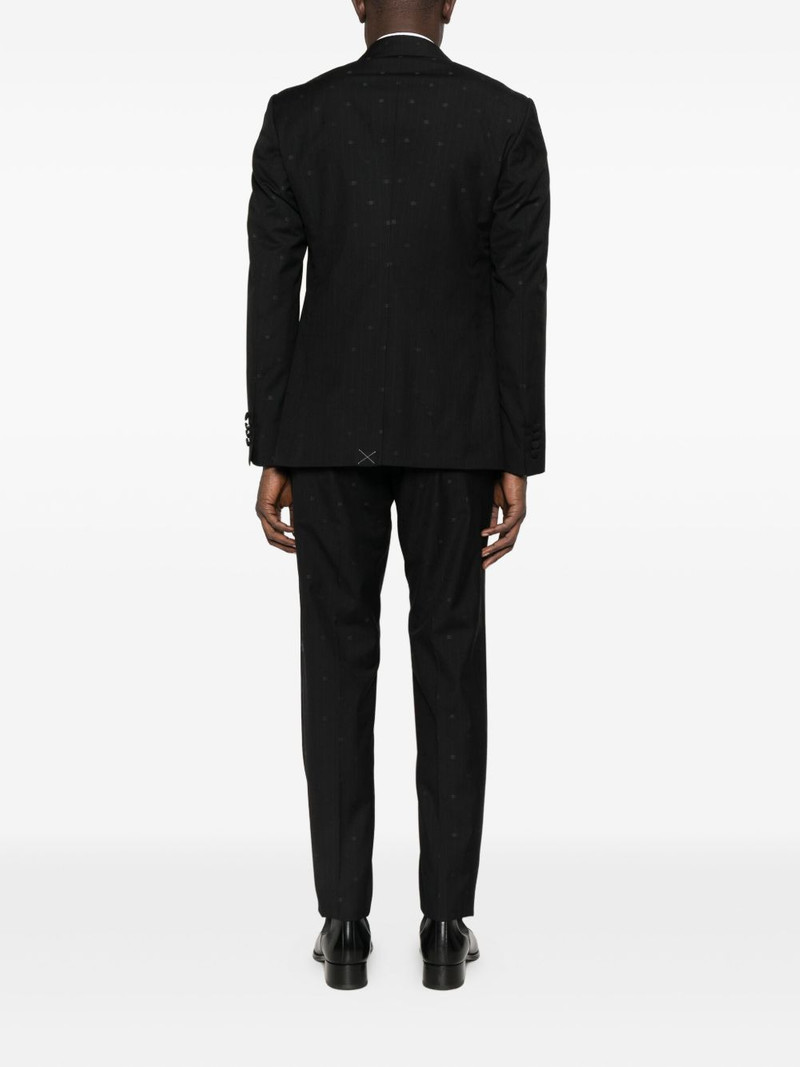 pinstripe-monogram suit 3