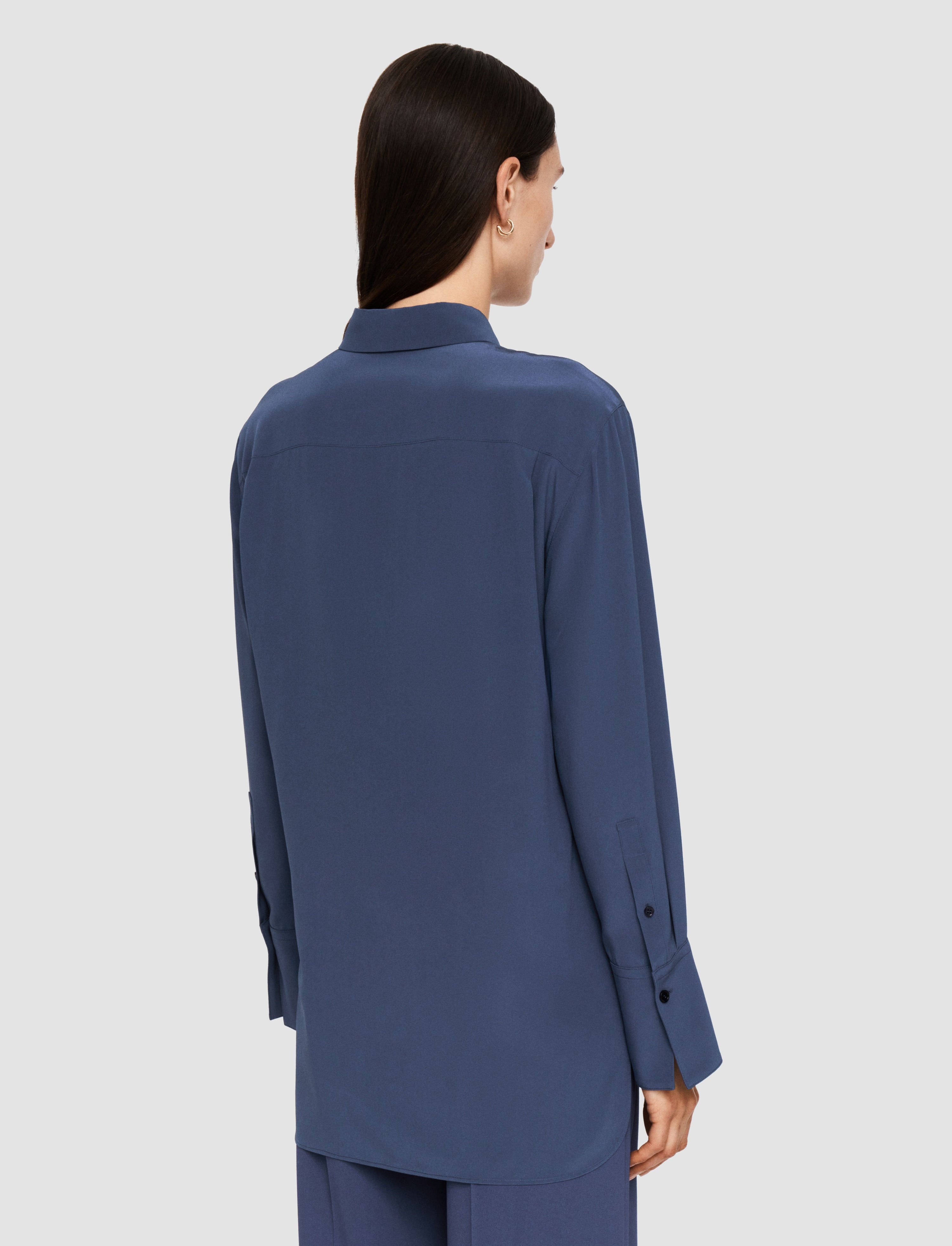 Joe Silk Crepe de Chine Blouse - 4