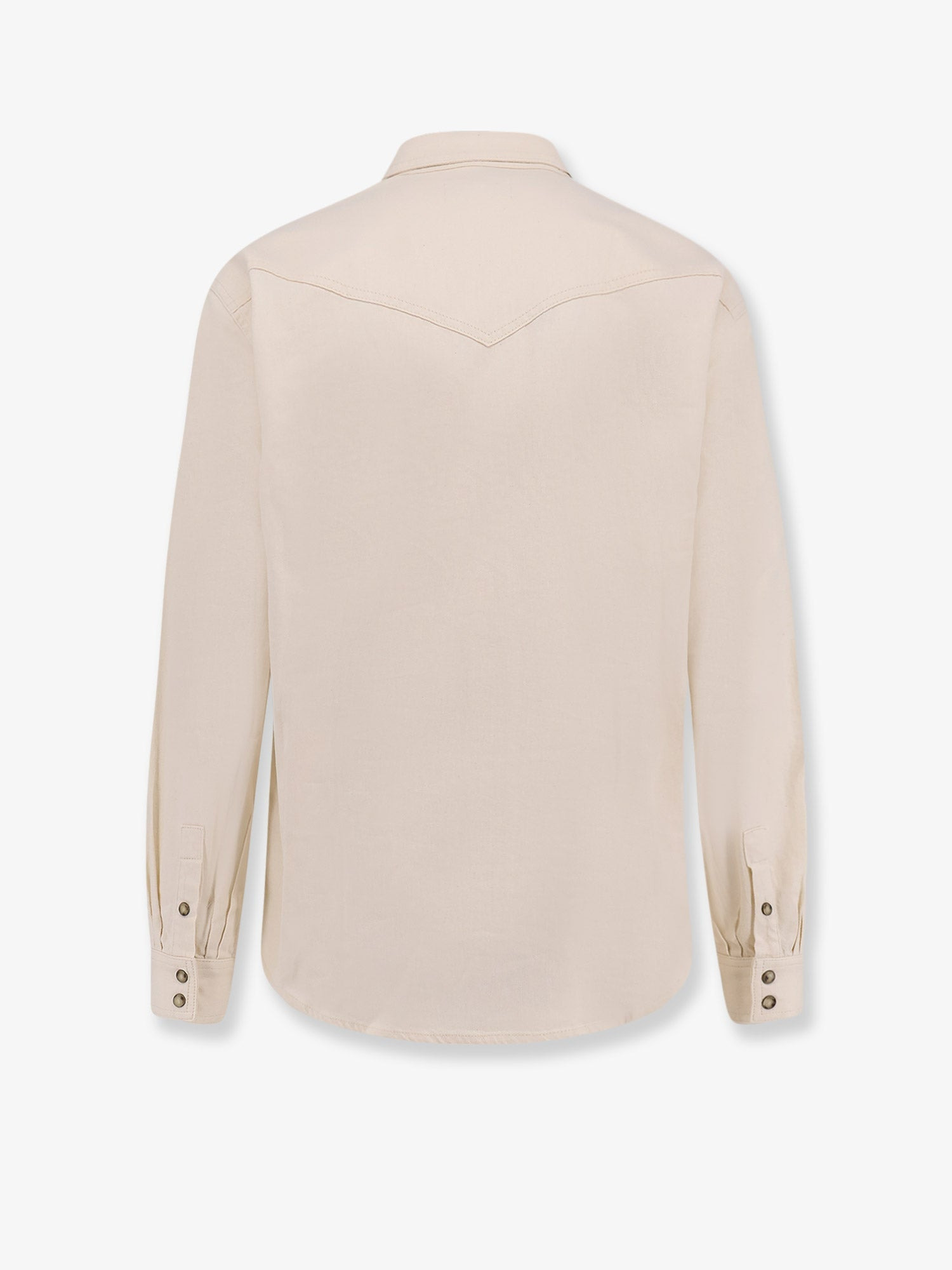 WHITE DENIM SHIRT - 2