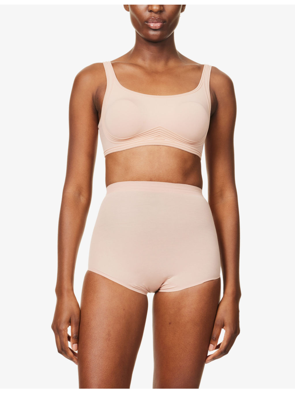 Contour Skin scoop-neck stretch-woven bra - 2