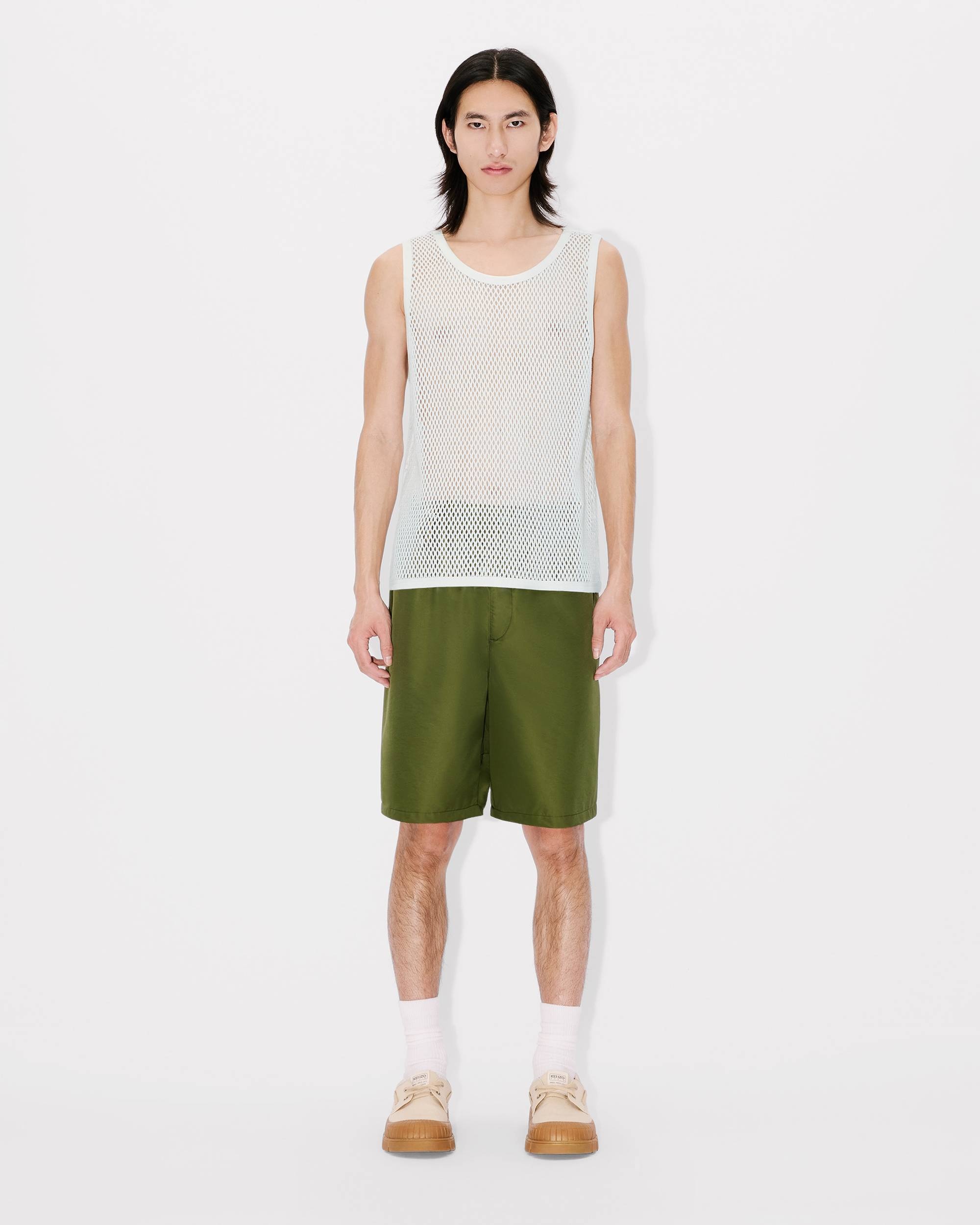 Tank top in mesh in cotton - 5