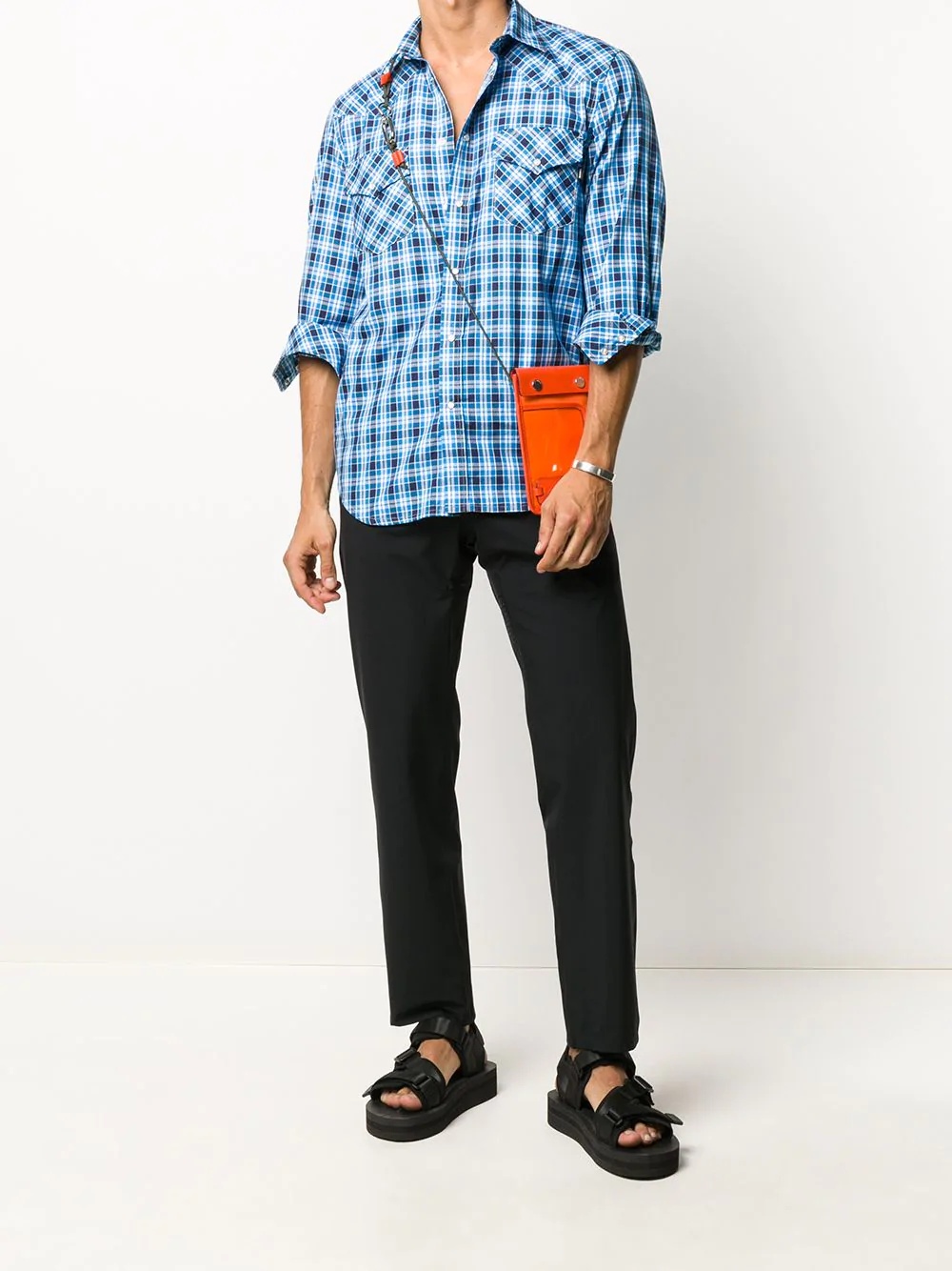 checkered oxford shirt - 2