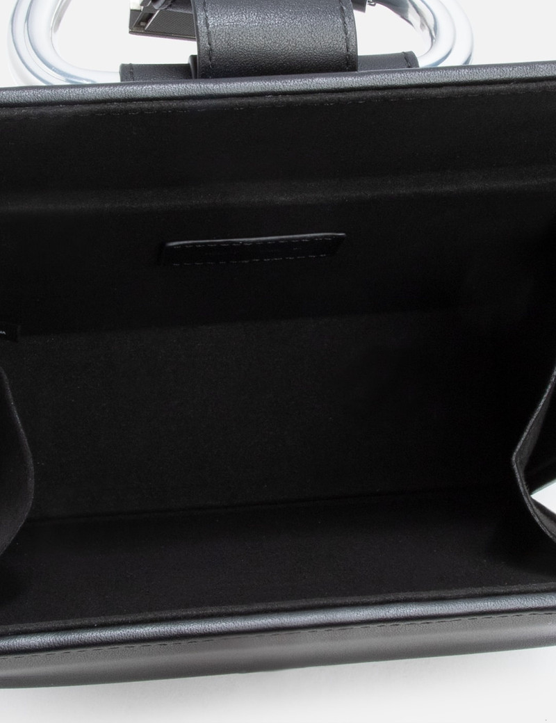 LEATHER CARABINER BOX BAG 5