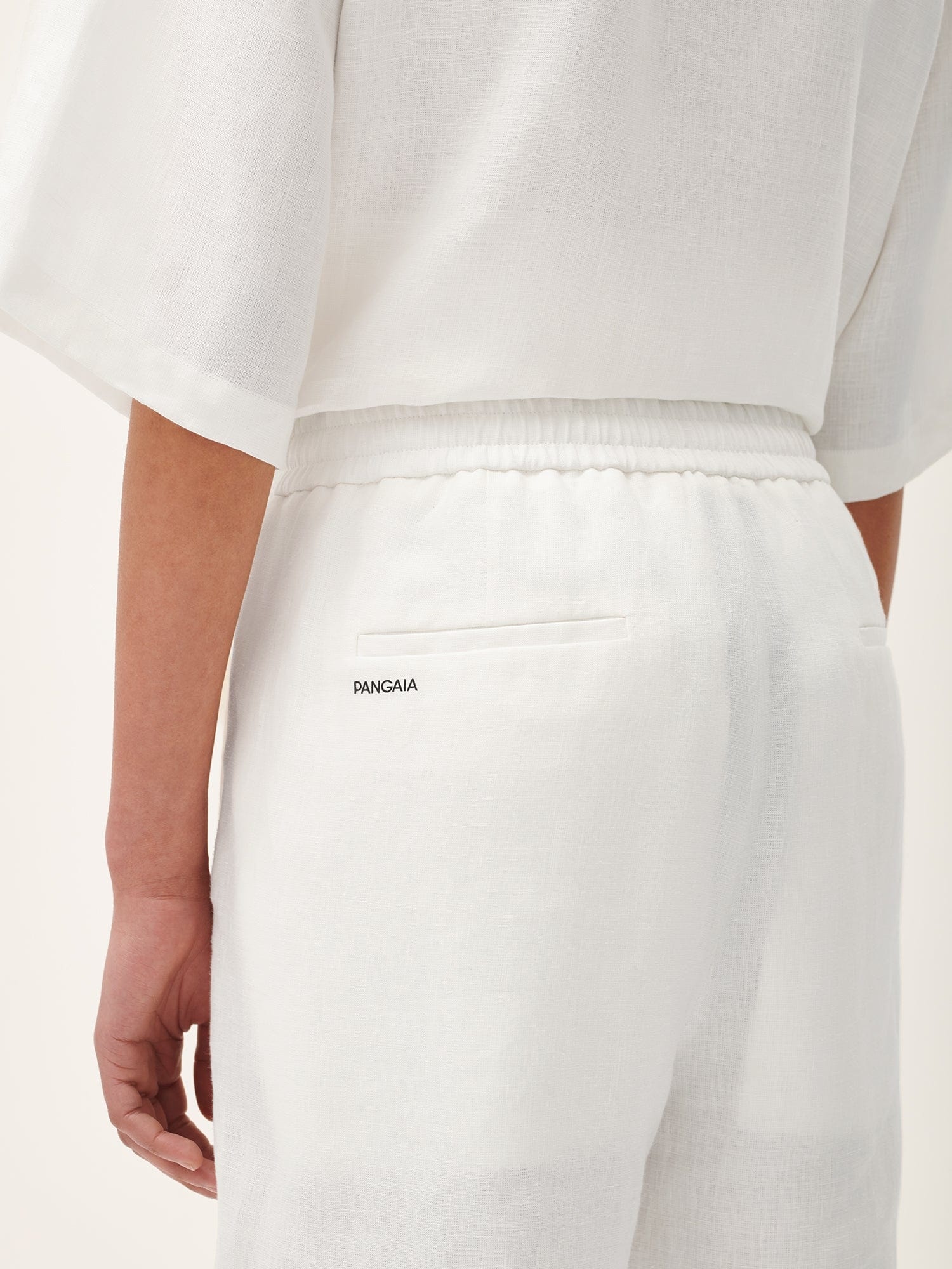 Women's DNA Aloe Linen Trousers - Off-White - 4