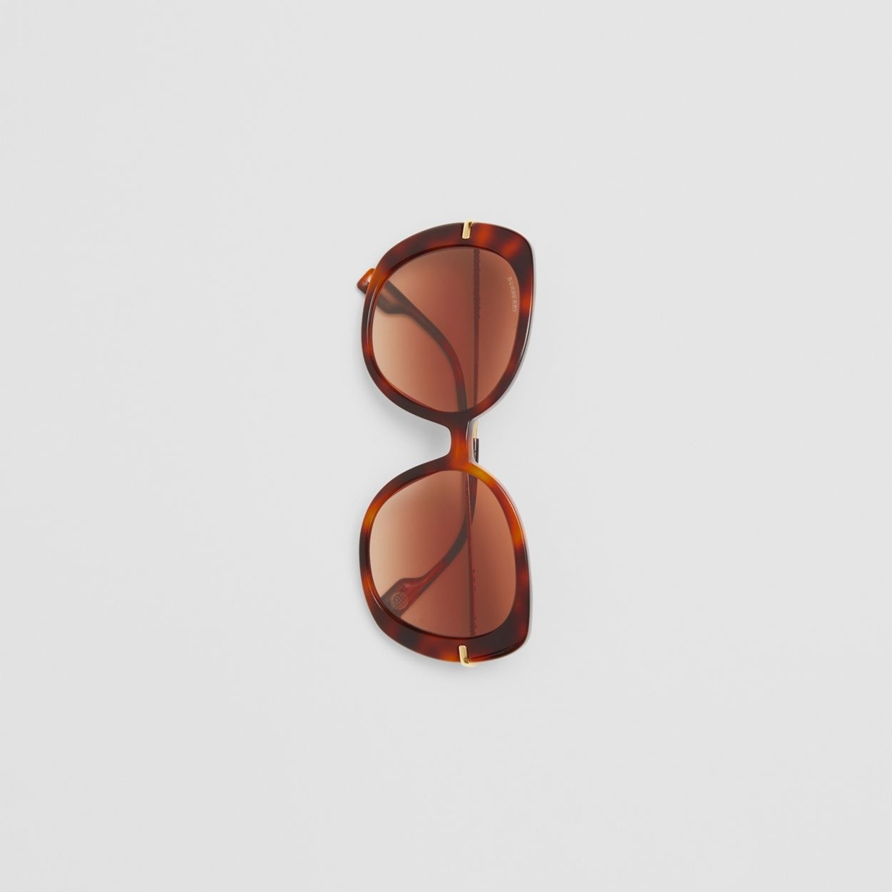 Icon Stripe Detail Square Frame Sunglasses - 3