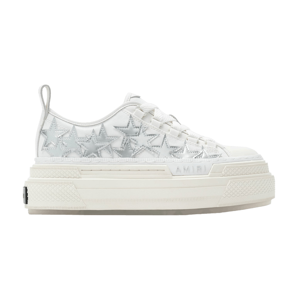 Amiri Wmns Stars Platform Court Low 'White Silver' - 1