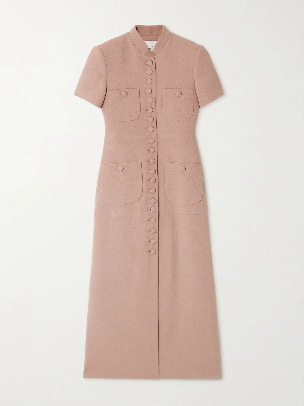 Imperial Wool-crepe Midi Dress - 1