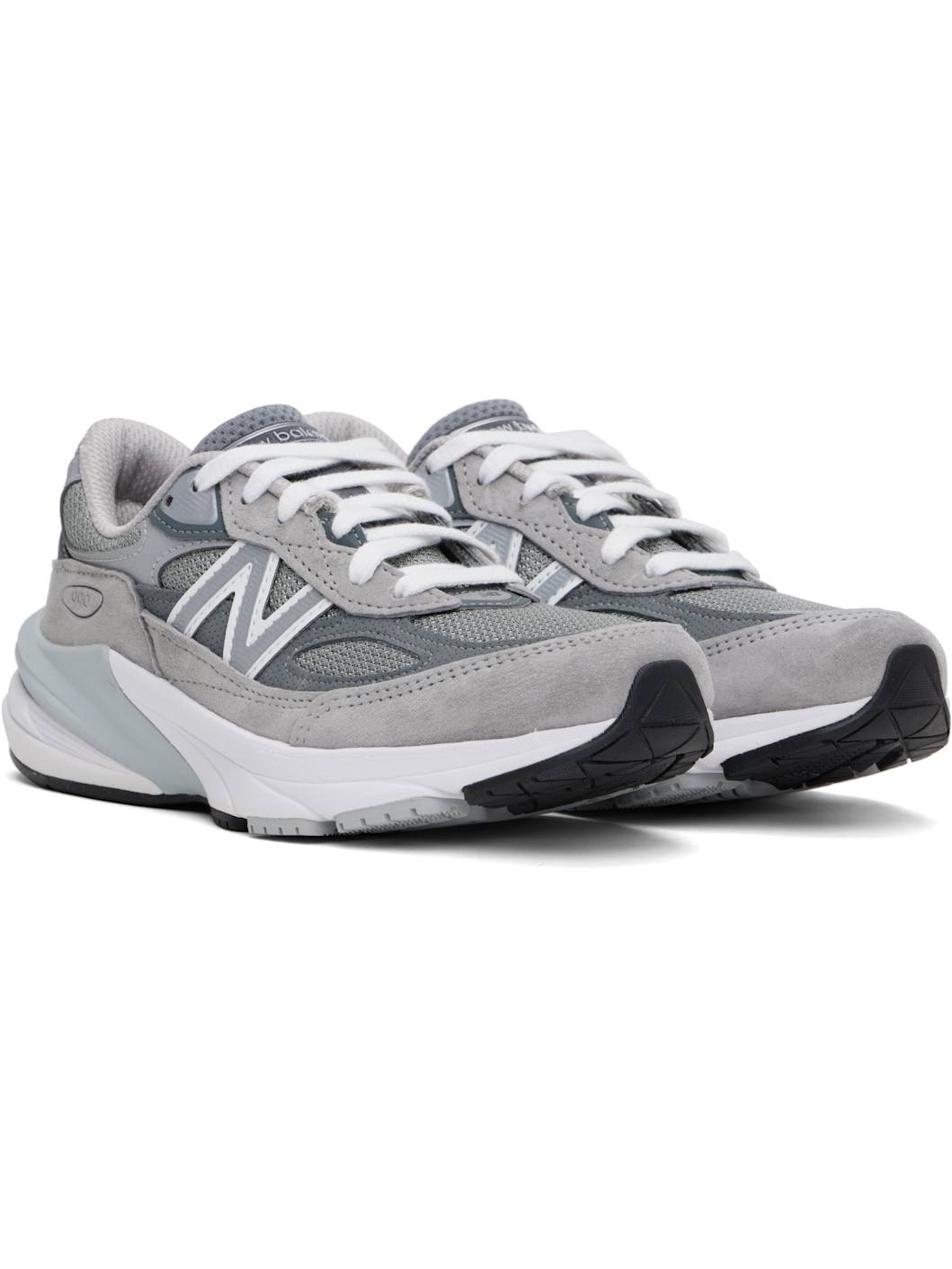Gray 'Made in USA' 990v6 Sneakers - 4