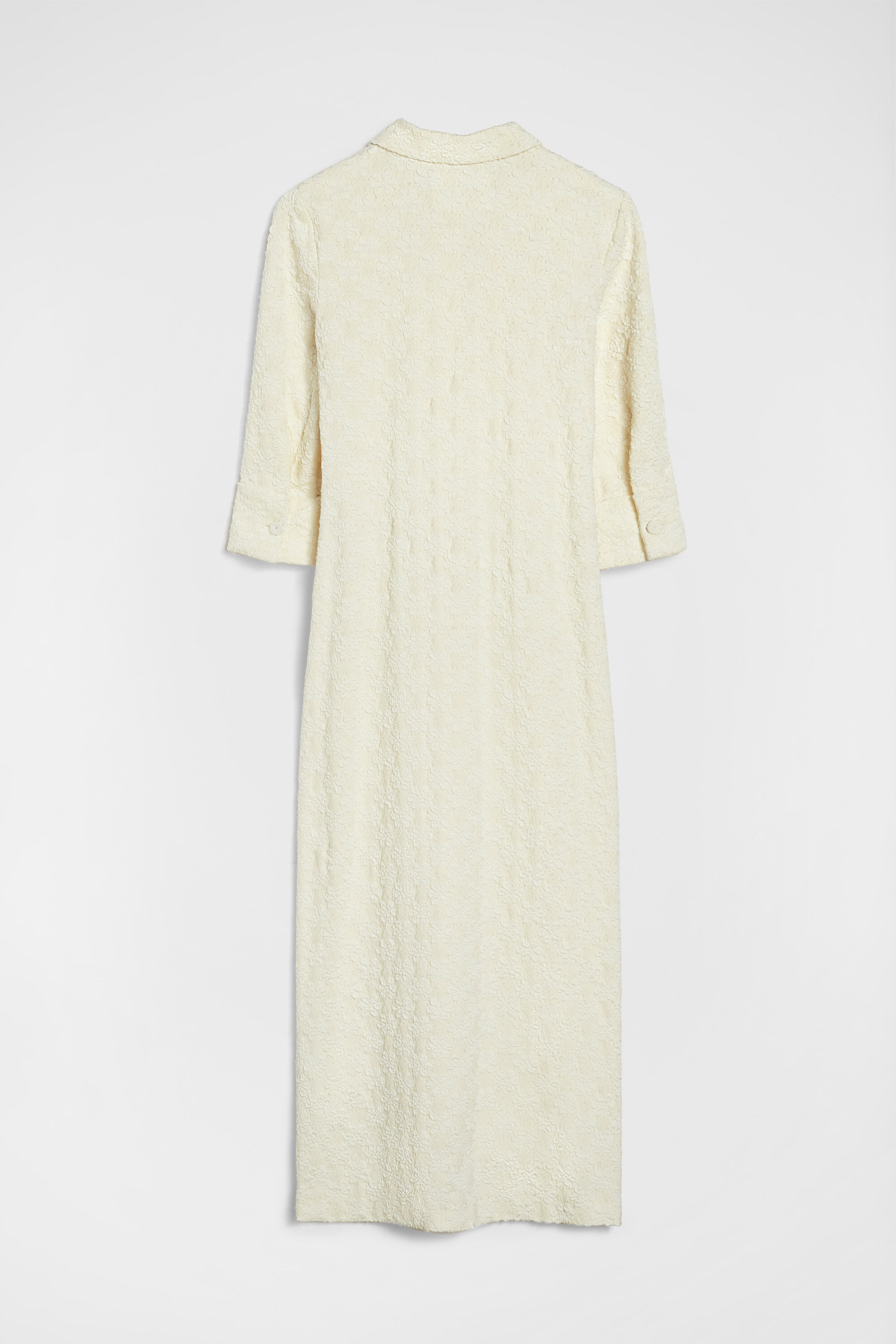 Viscose Gaufré Shirt Dress - 3