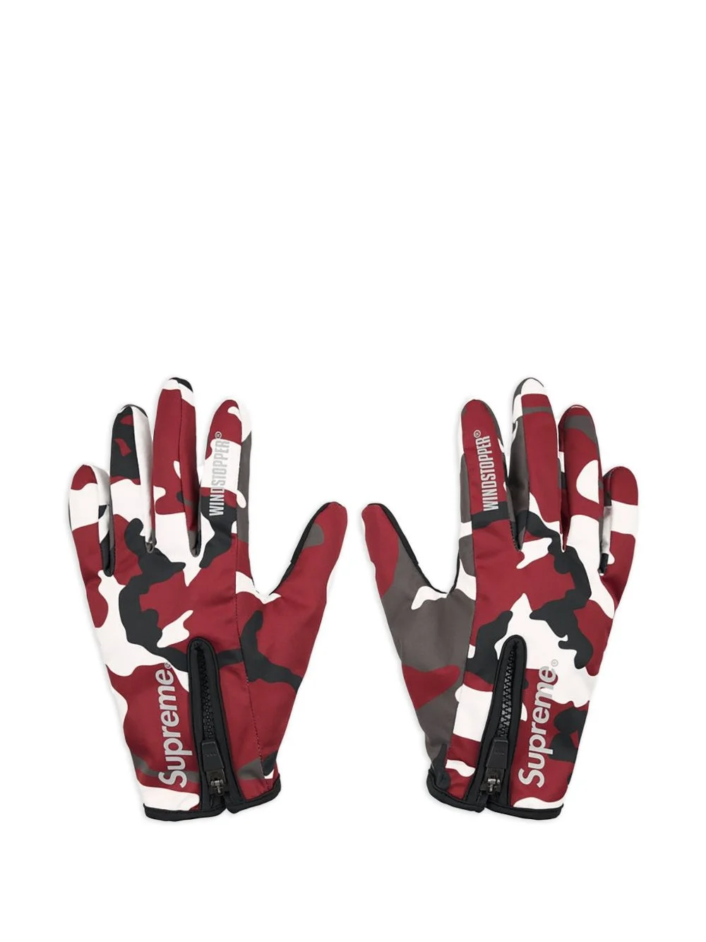 zip camouflage gloves - 1