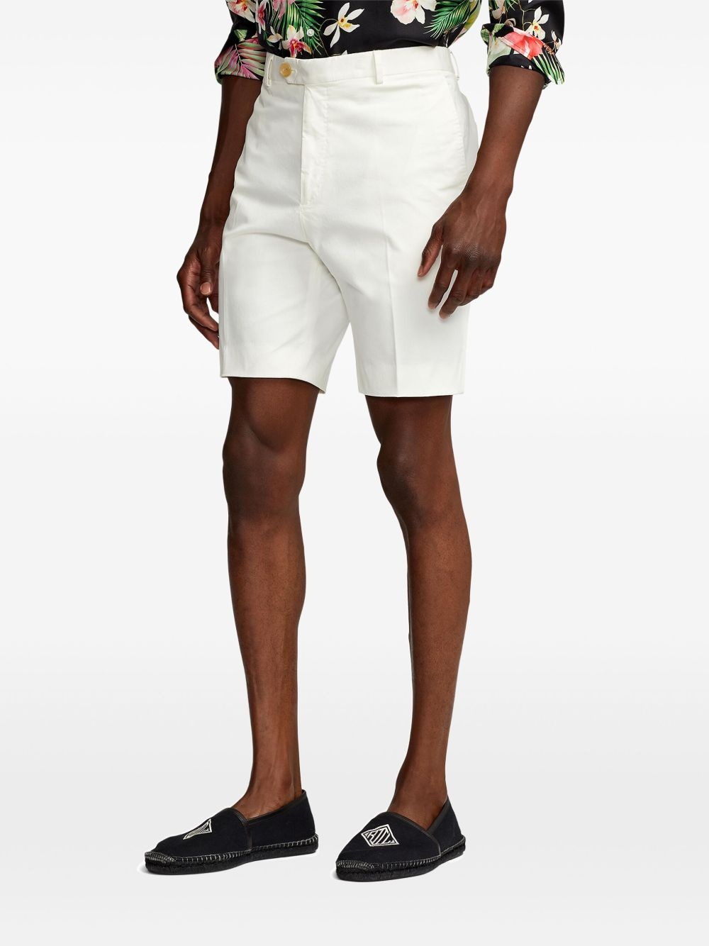 stretch-cotton bermuda shorts - 4