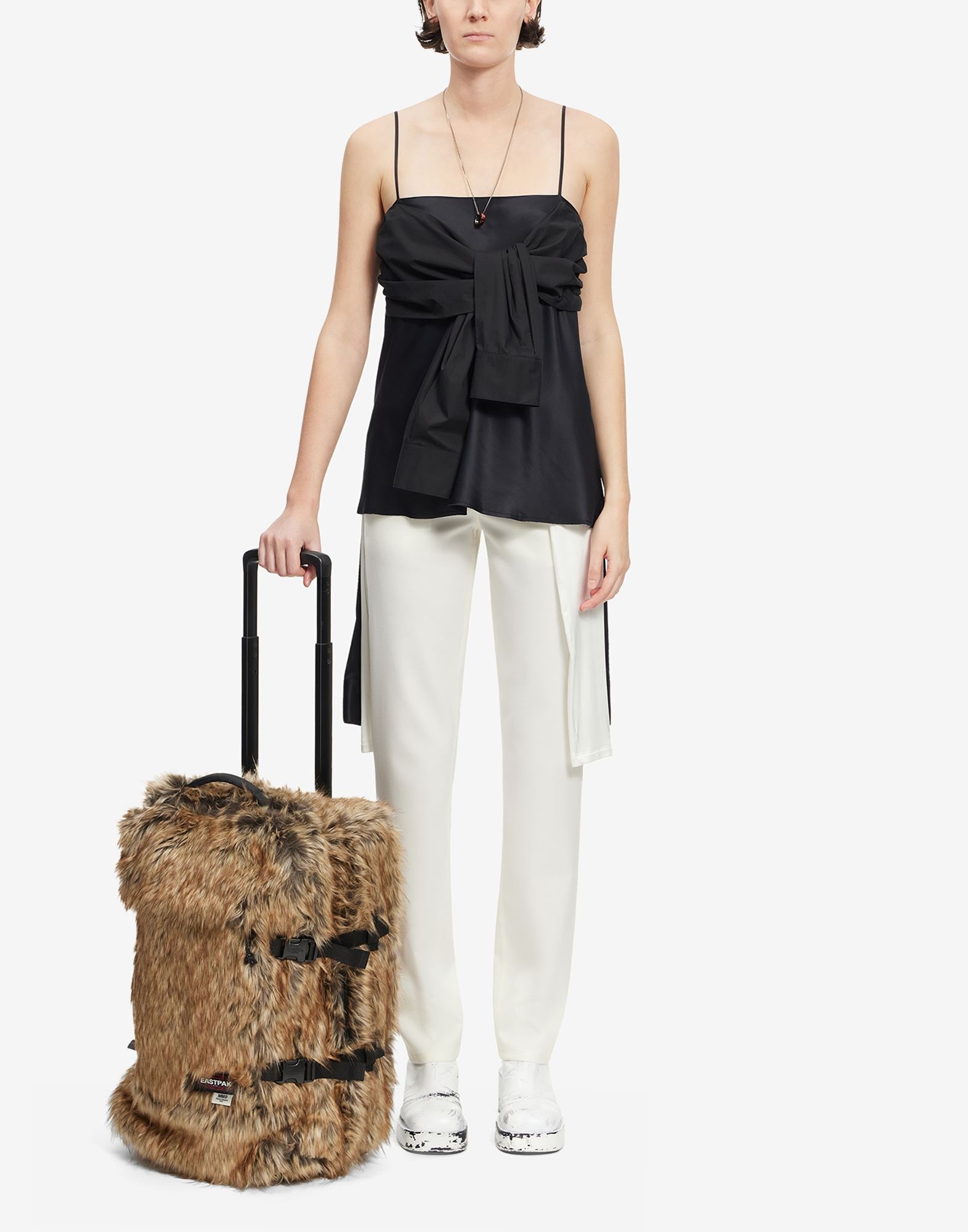 MM6 x Eastpak 
 Furry Suitcase - 5
