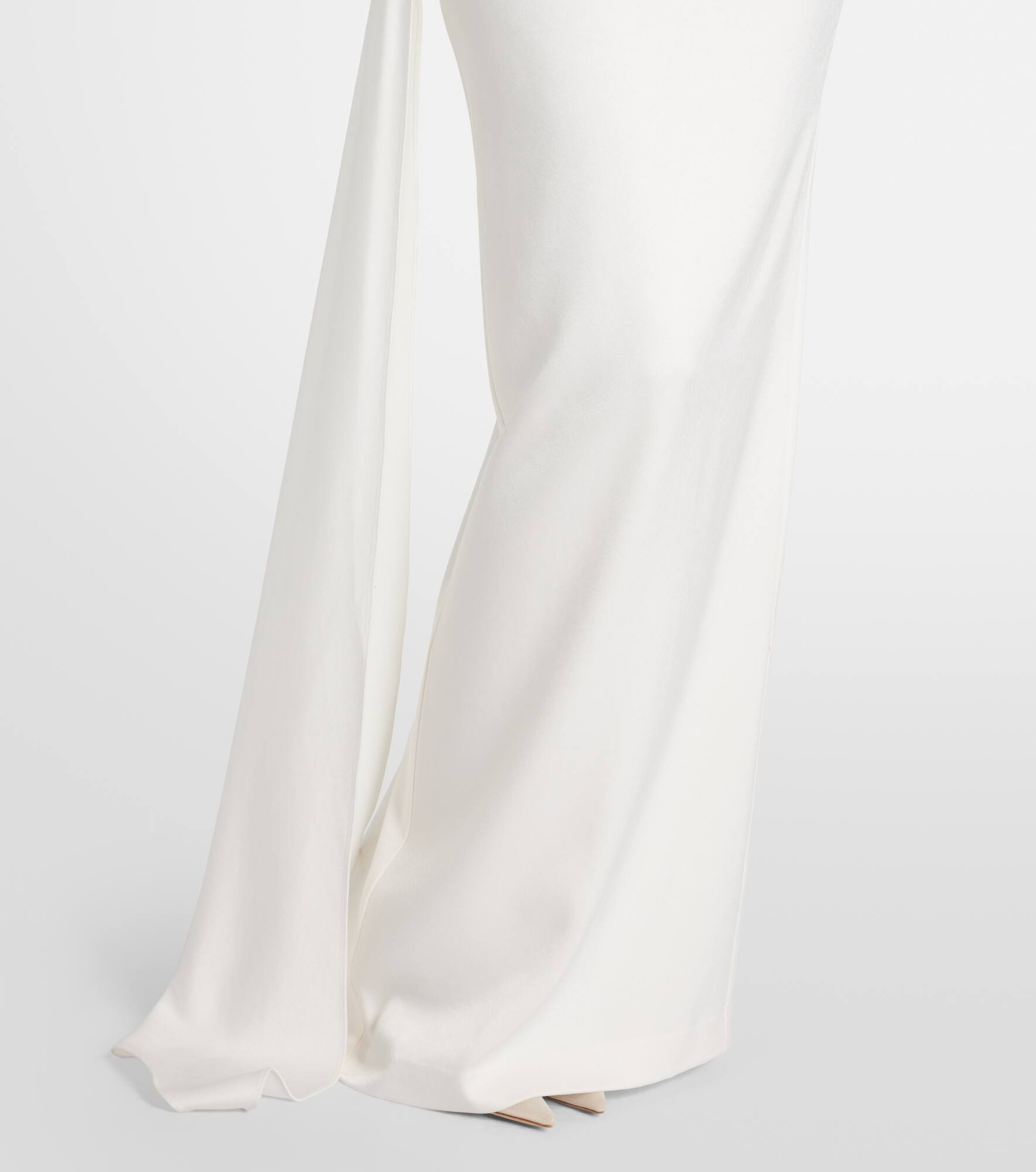 Bridal draped strapless gown - 5