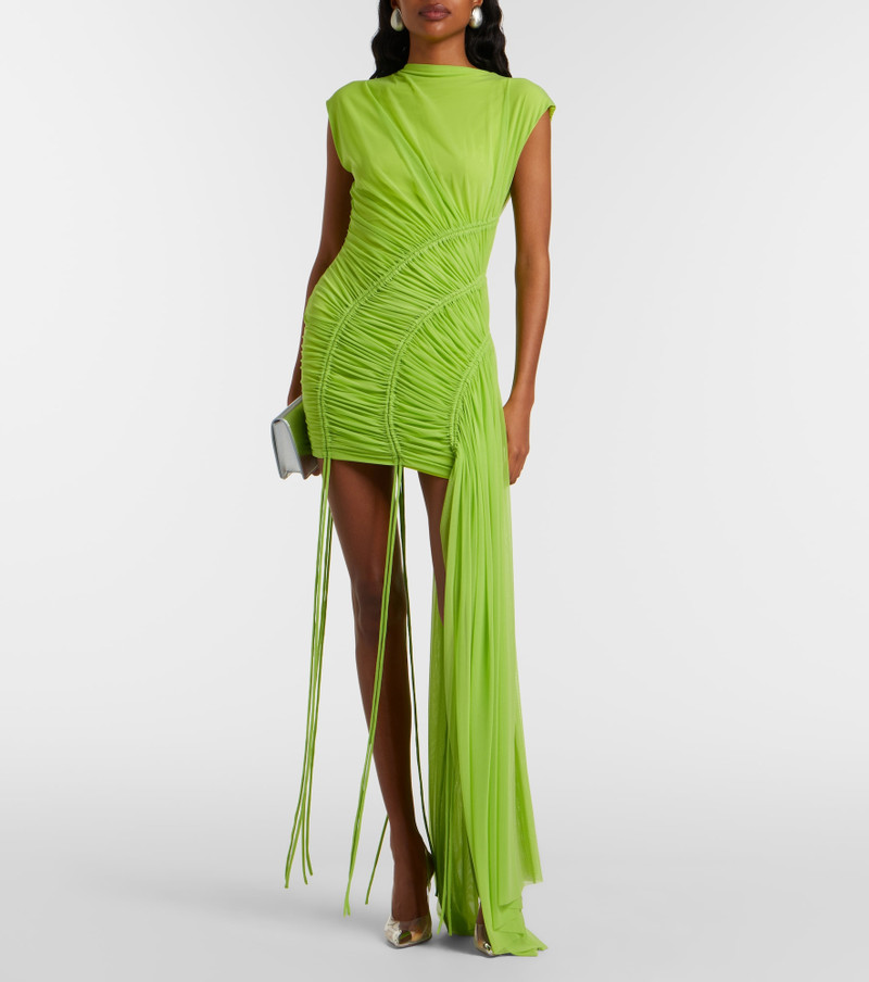 David Koma Ruched minidress outlook