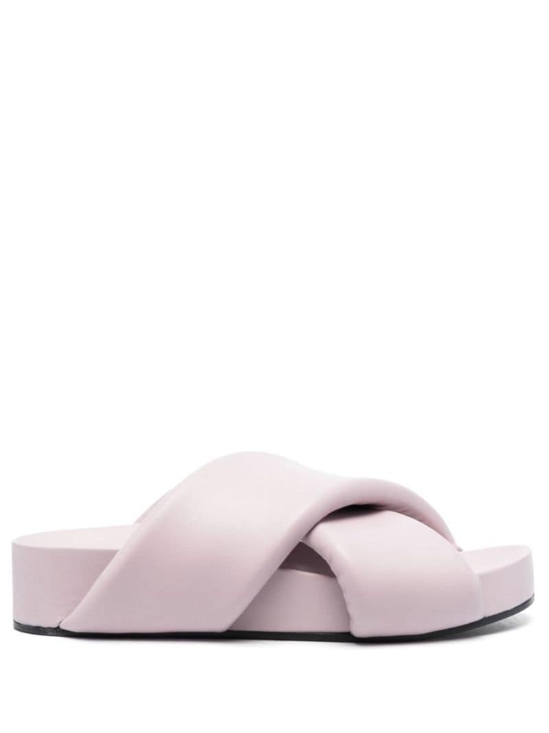 crossover strap-detail sandals - 1
