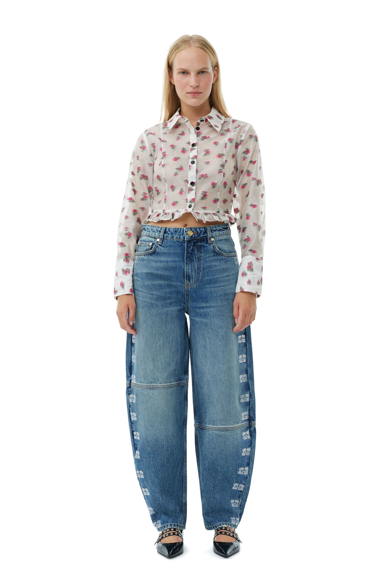 SPARKLE LOGO STARY JEANS - 3