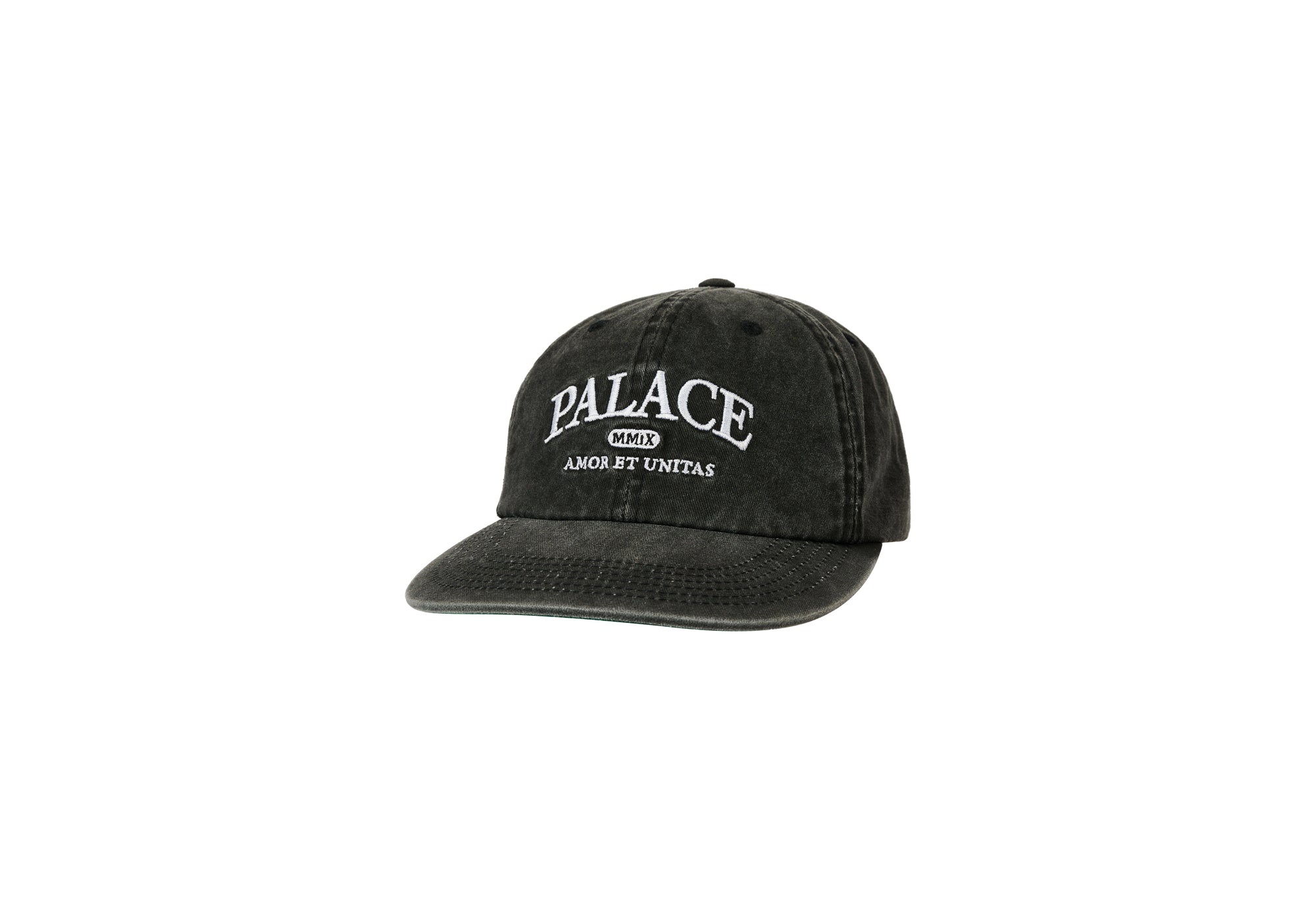 PALACE UNITAS PIGMENT PAL HAT BLACK | REVERSIBLE