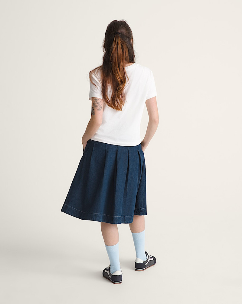 Authentic Chino Denim Skirt 3