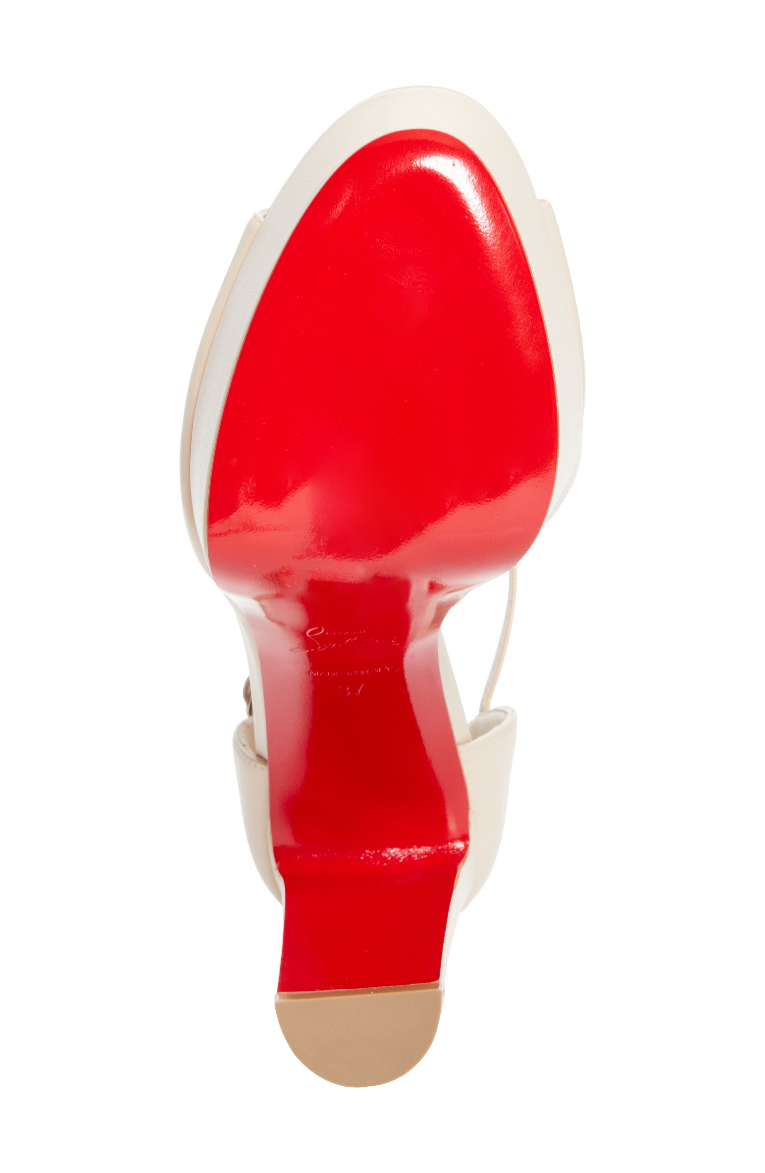 Christian Louboutin Sandaloo Platform Sandal in Pearl at Nordstrom - 6