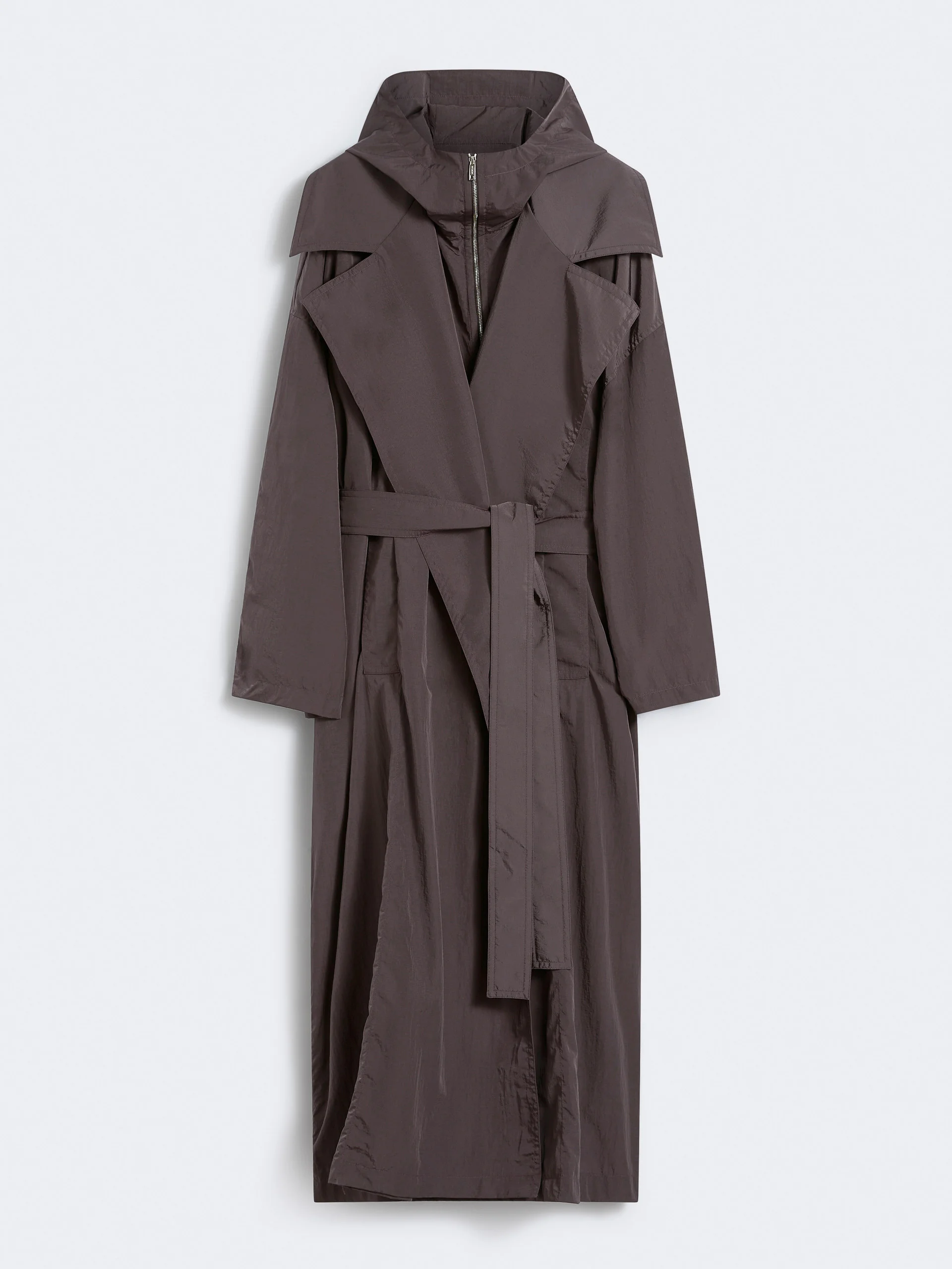 BARBRA1234 Oversized taffeta trench coat - RUNWAY - 1