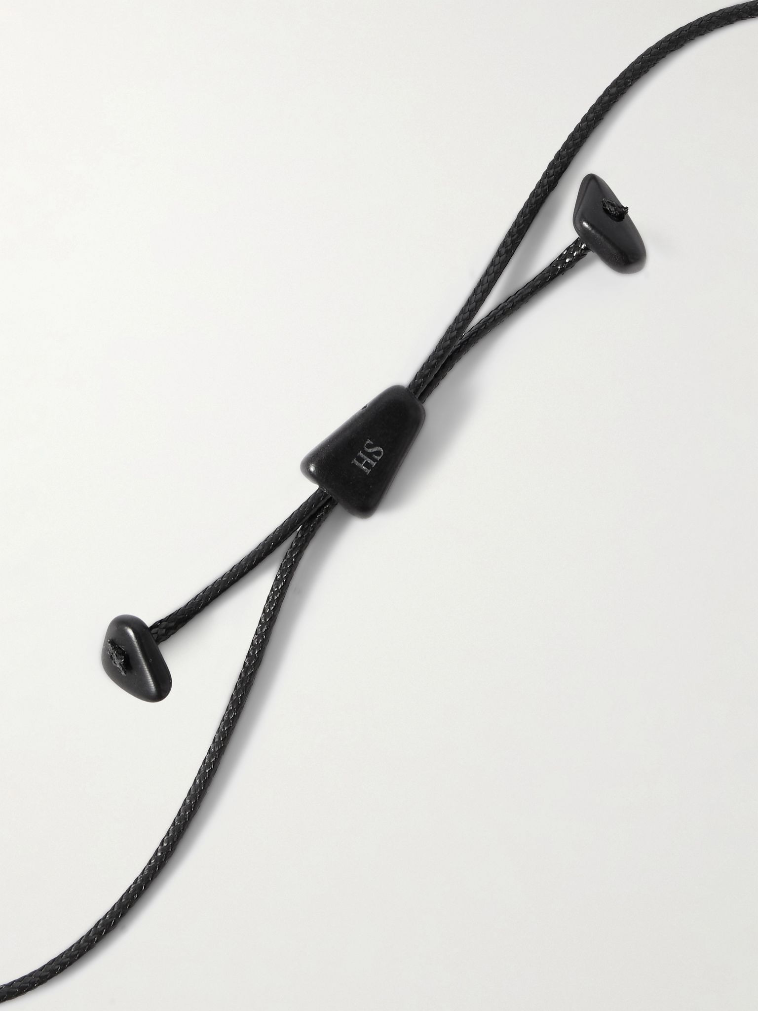 The Statement tagua and leather necklace Black - 3