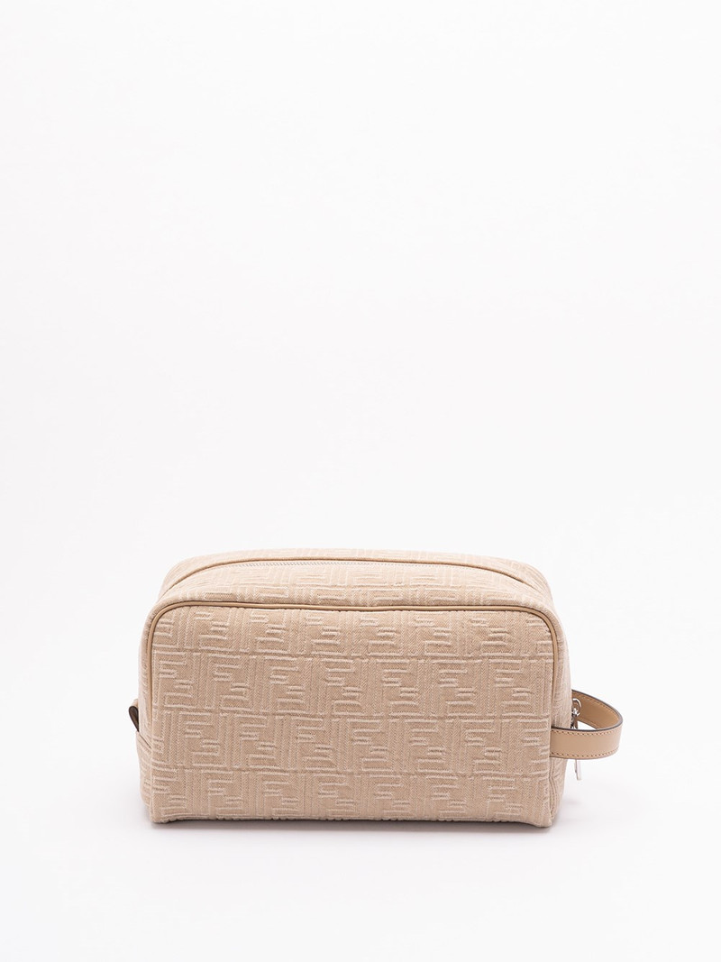 FENDI Large `Denim FF` Beauty Case outlook