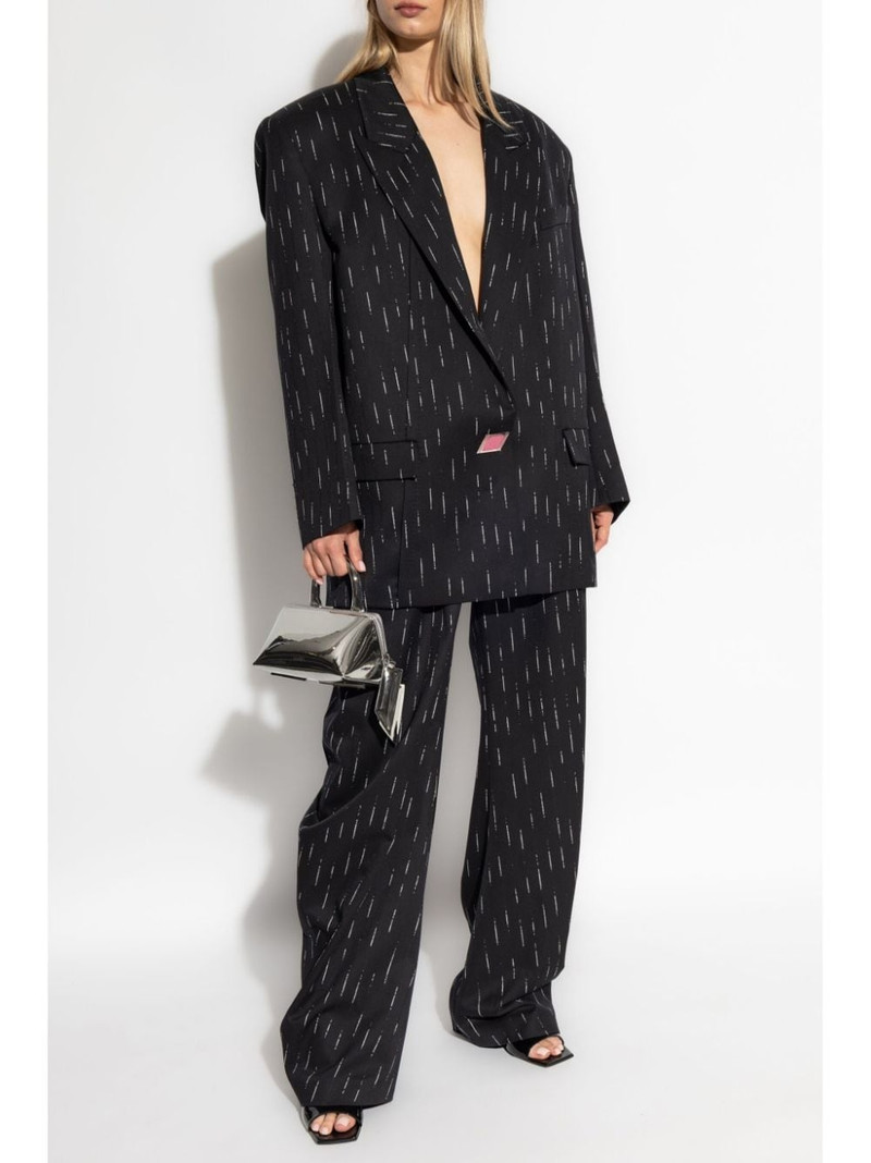 THE ATTICO single-button wool-blend blazer outlook