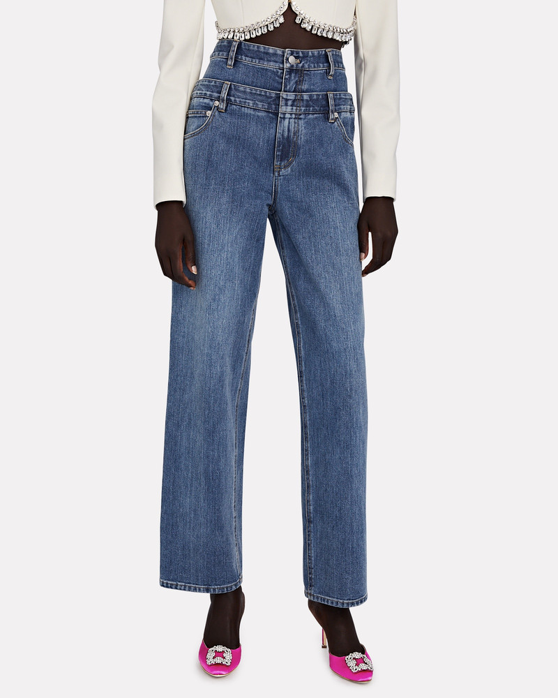 Manolo Blahnik Hangisi Crystal Satin Mules outlook