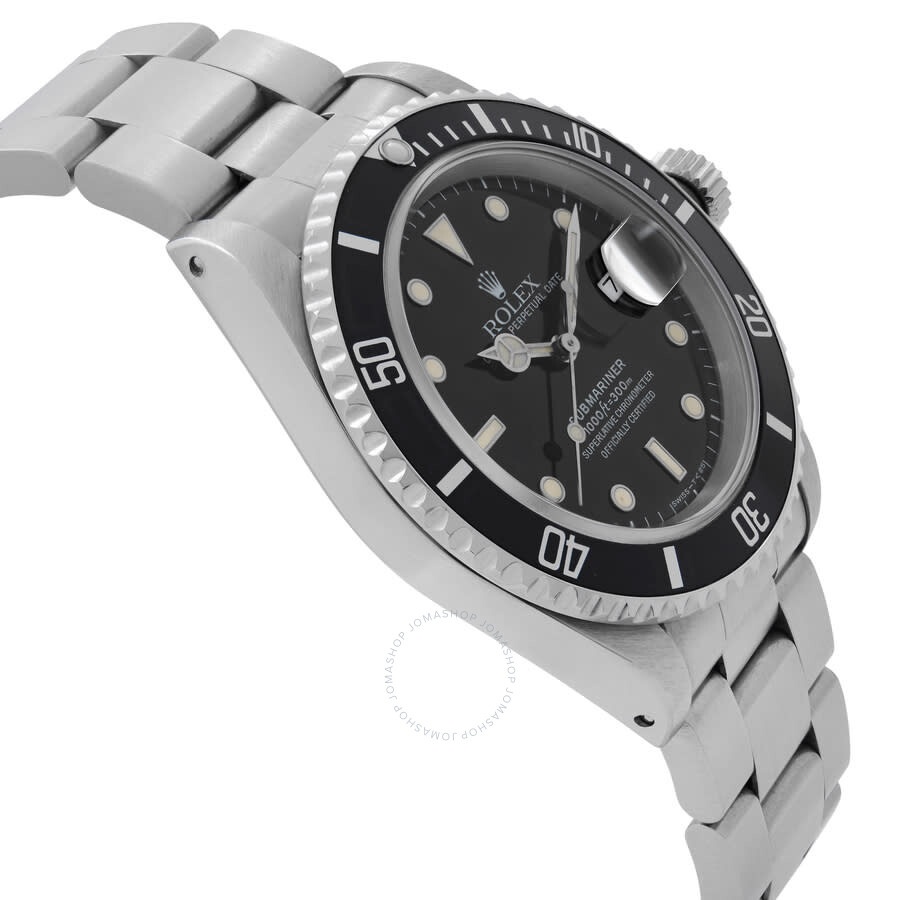 Pre-owned Rolex Submariner Automatic Chronometer Black Dial Men's Watch 16610 BKSO - 4