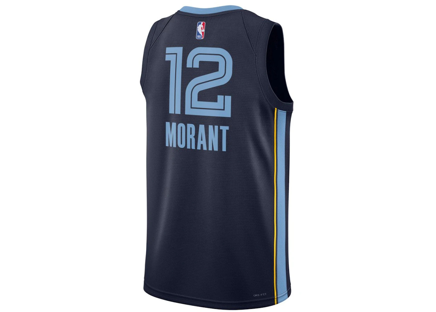 Nike NBA Memphis Grizzlies Ja Morant Icon Edition Dri-FIT Swingman Jersey Dark Blue/Light Blue - 2