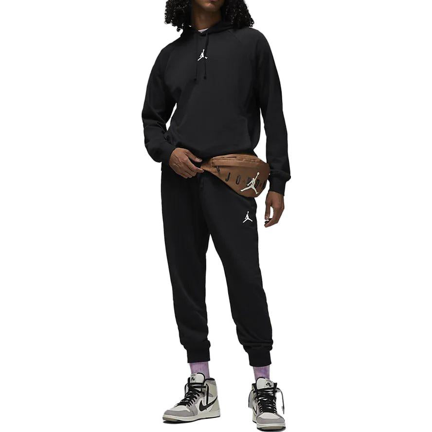Air Jordan Dri-FIT Sport Crossover Fleece Hoodie 'Black White' DQ7327-010 - 3