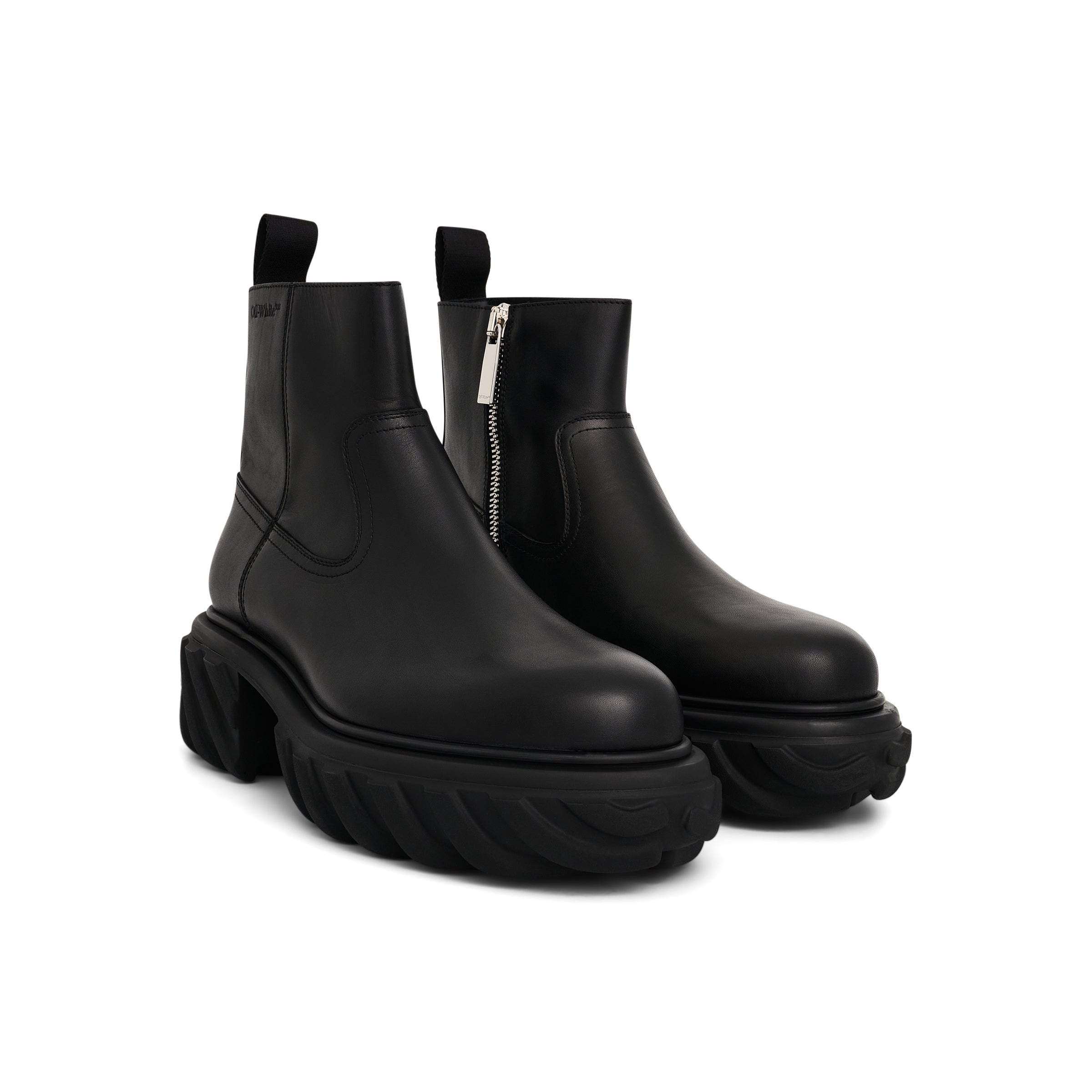 Exploration Motor Ankle Boot in Black - 2