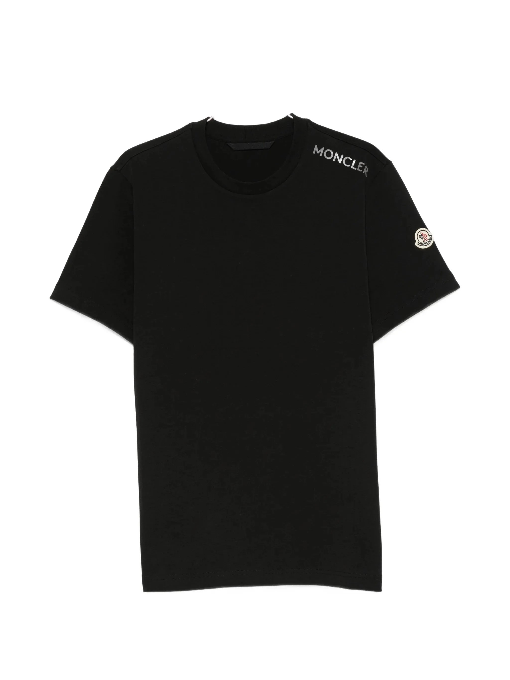 Moncler Logo-patch Cotton T-shirt - 1