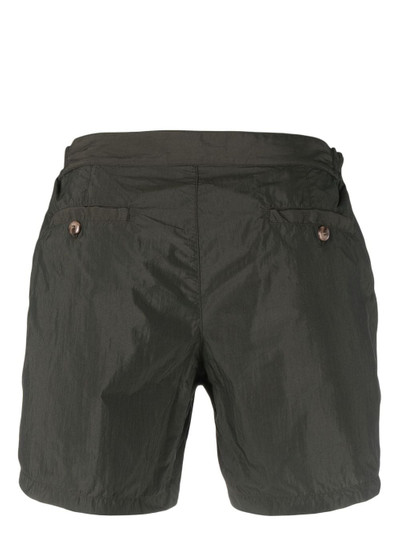 Canali off-centre button-fastening swim shorts outlook