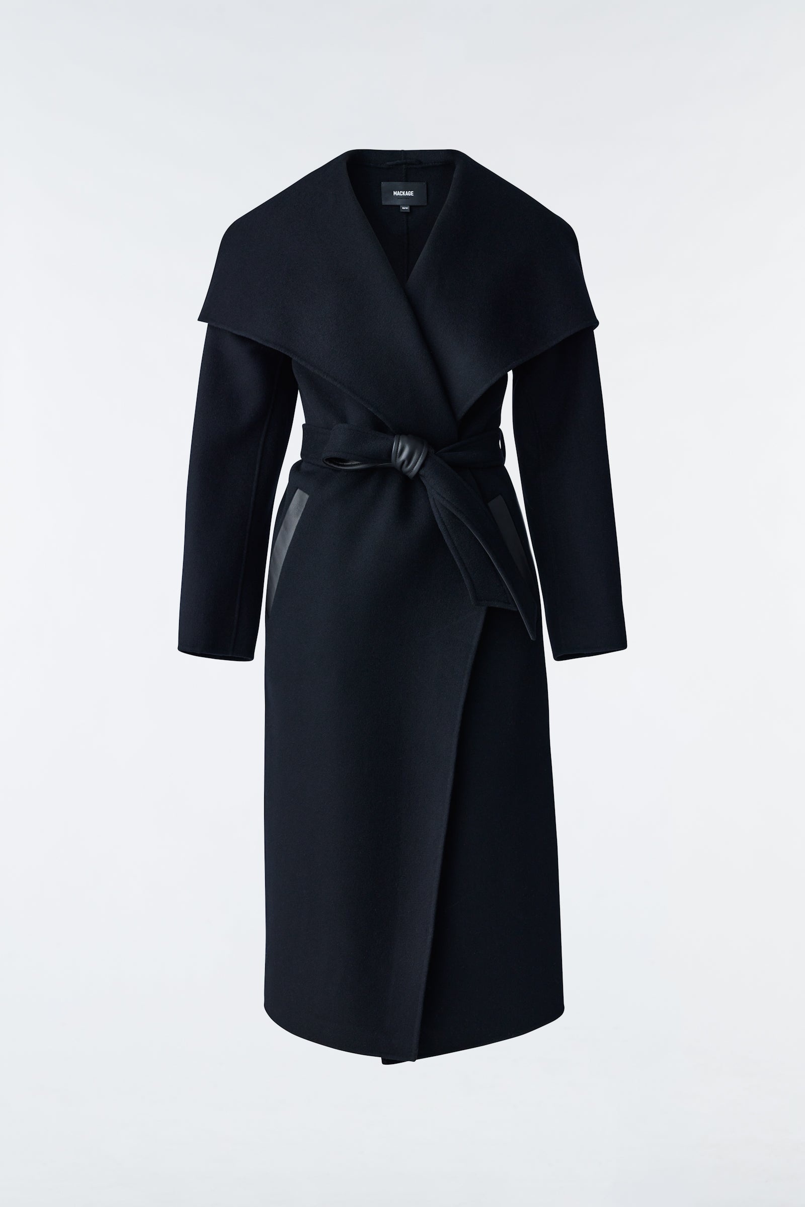 MACKAGE KATE double-face wool robe coat