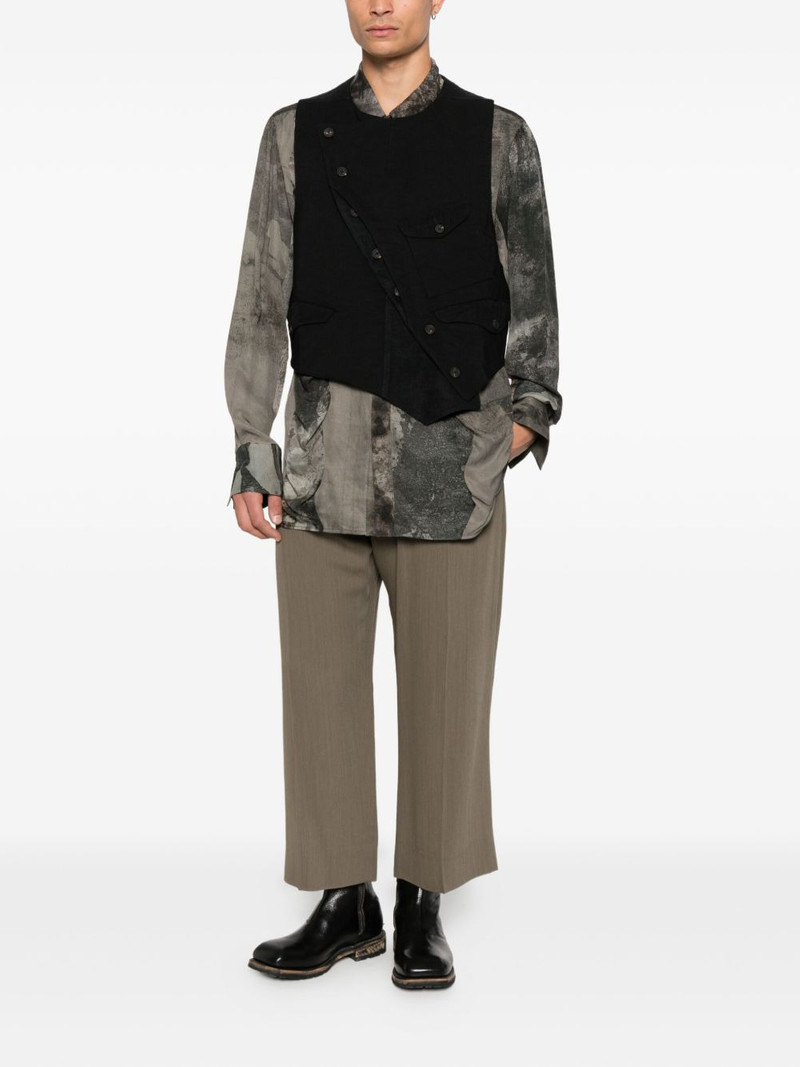 Ziggy Chen asymmetric waistcoat outlook