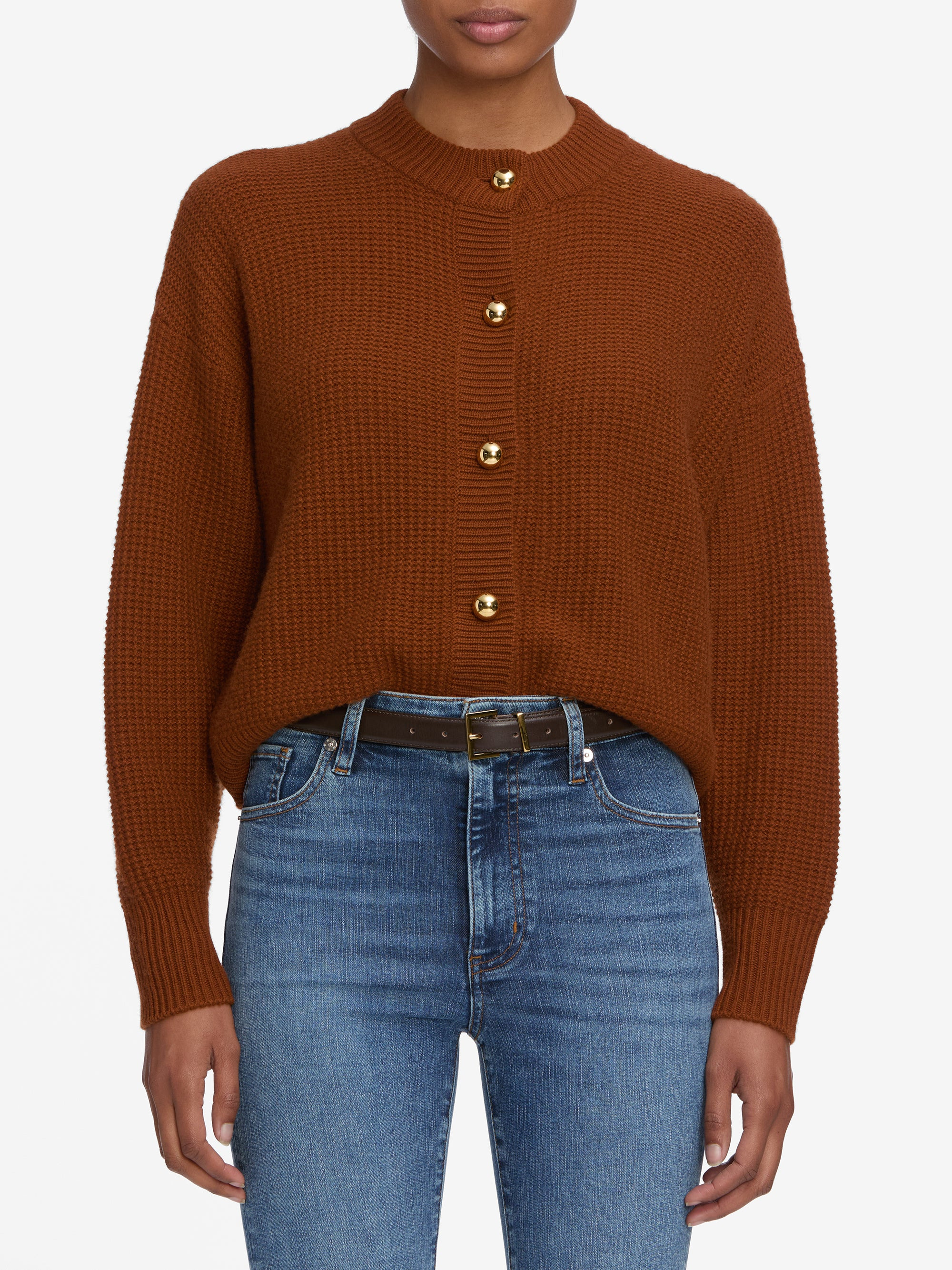 The Femme Cardi in Rust - 3