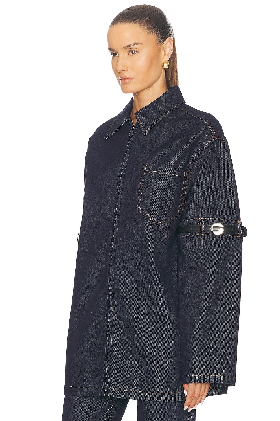 Hybrid Denim Overshirt - 4