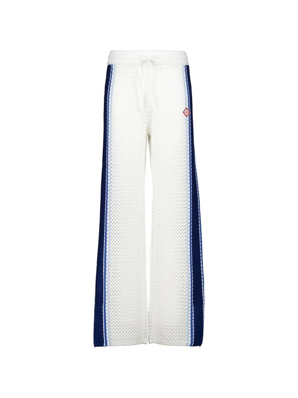 mesh-stripe track pants - 1