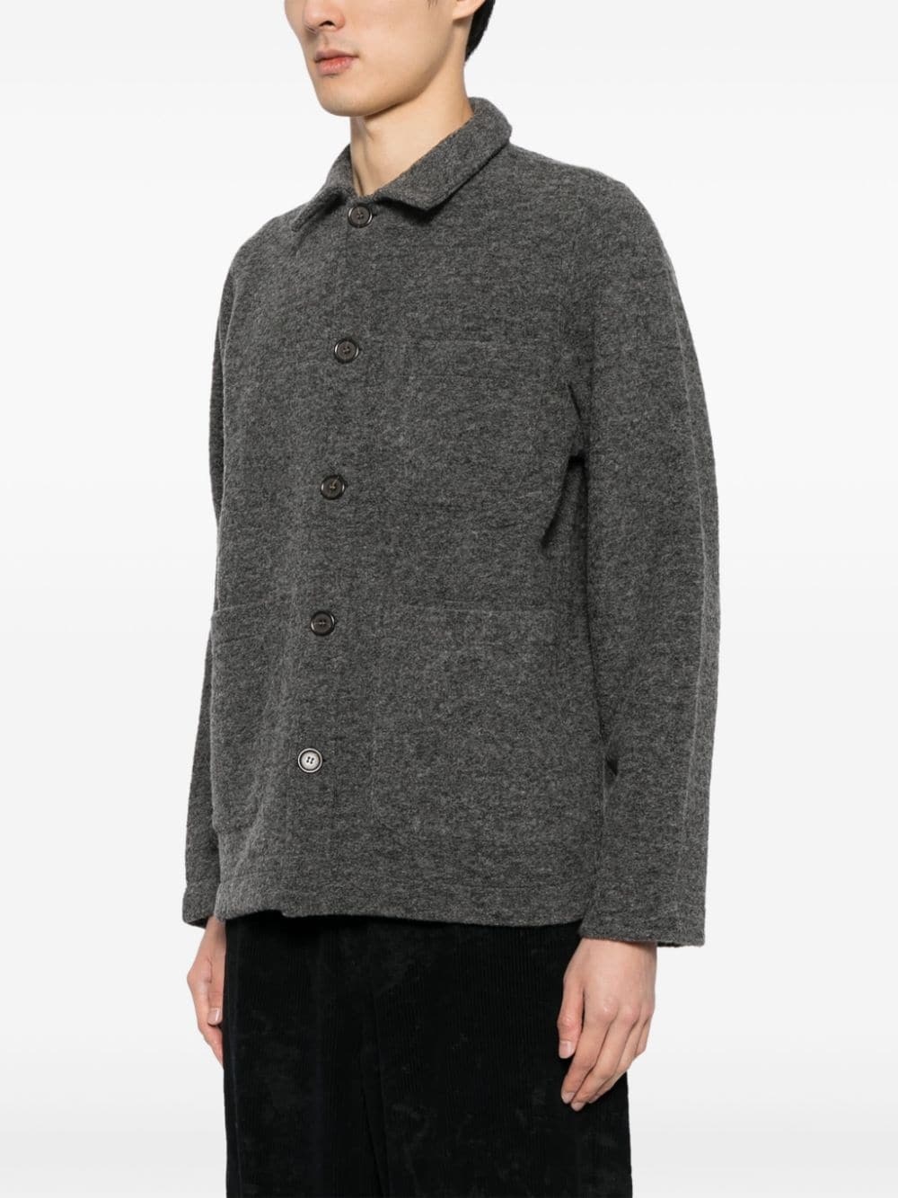 fleece field jacket - 3