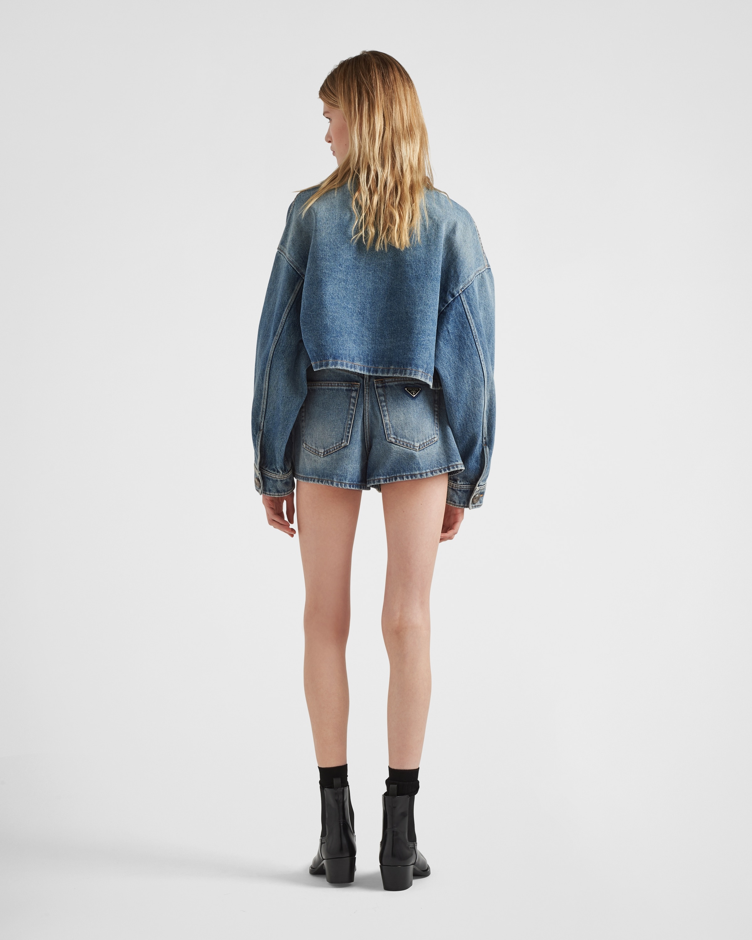 Denim shorts - 5